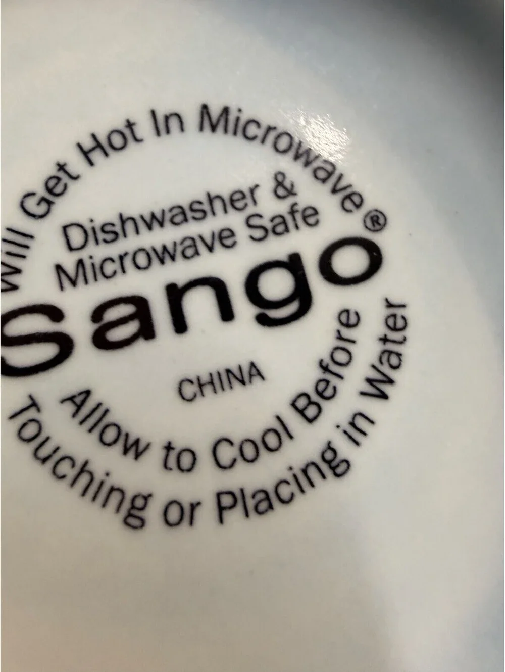 Set of 4 Sango Siterra Artist's Blend Blue 2 Fruit & 2 Cereal Bowls Speckled *